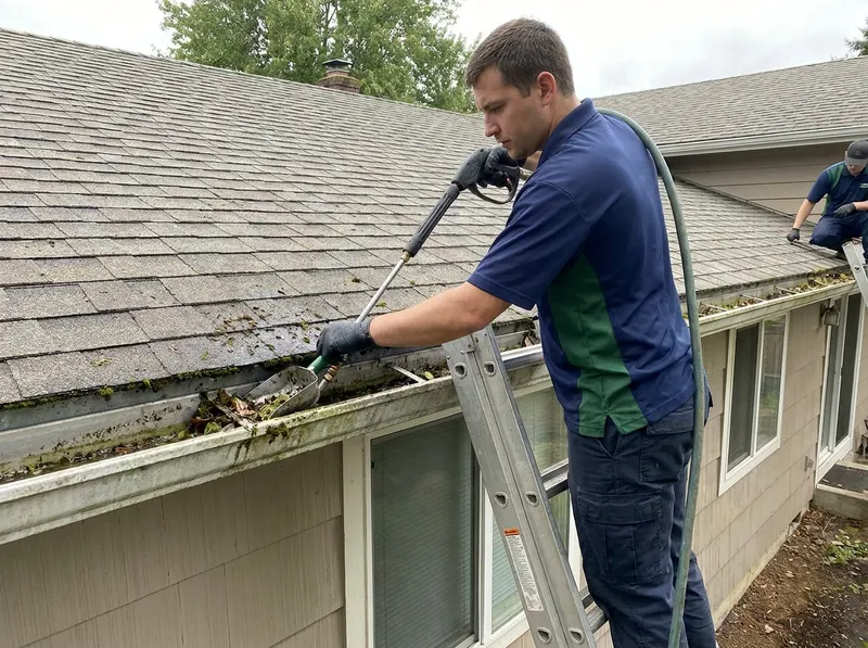 Single-Story Gutter Cleaning in Salem, OR